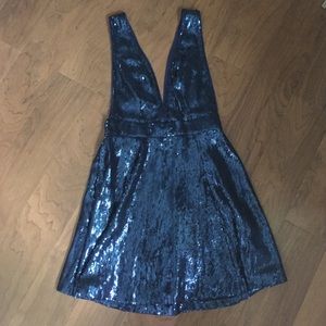 NBD Revolve Starry night blue sequin dress. Perfect for Taylor Swift Era concert